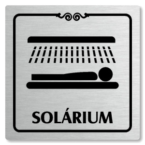 Solárium, 100x100mm, stříbrná, Texas